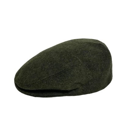 Coppola in pura lana verde militare