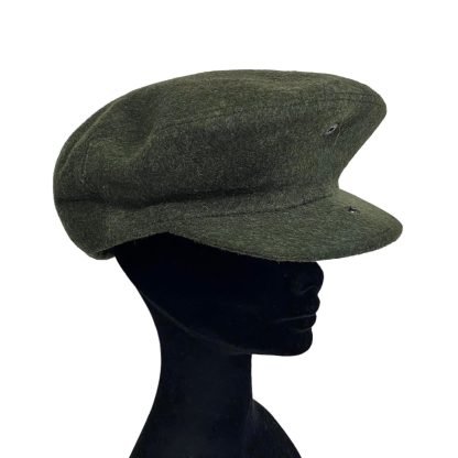 Coppola in pura lana verde militare - immagine 3