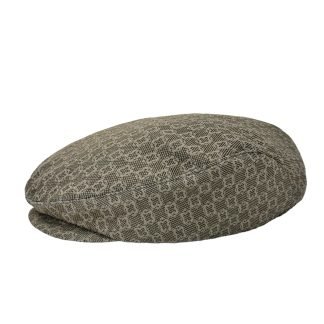 Clelia Coppola Puro Cotone tortora disegno geometrico