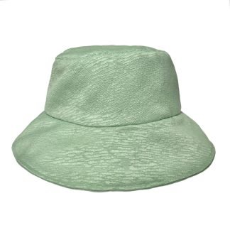 Marzia Bucket Hat in puro cotone verde acqua