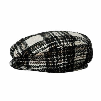 Clelia Coppola Tweed pura lana a quadri bouclè lurex