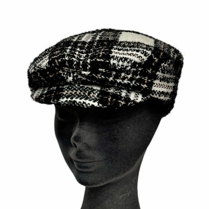 Clelia Coppola Tweed pura lana a quadri bouclè lurex - immagine 2
