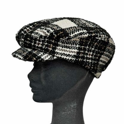 Clelia Coppola Tweed pura lana a quadri bouclè lurex - immagine 3